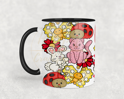 Sweet Berry Garden Friends-554 Mugs - 554-11OZ-Black