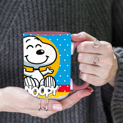 Sunny Smile Vibes-493 Mugs - 493-15OZ-Pink
