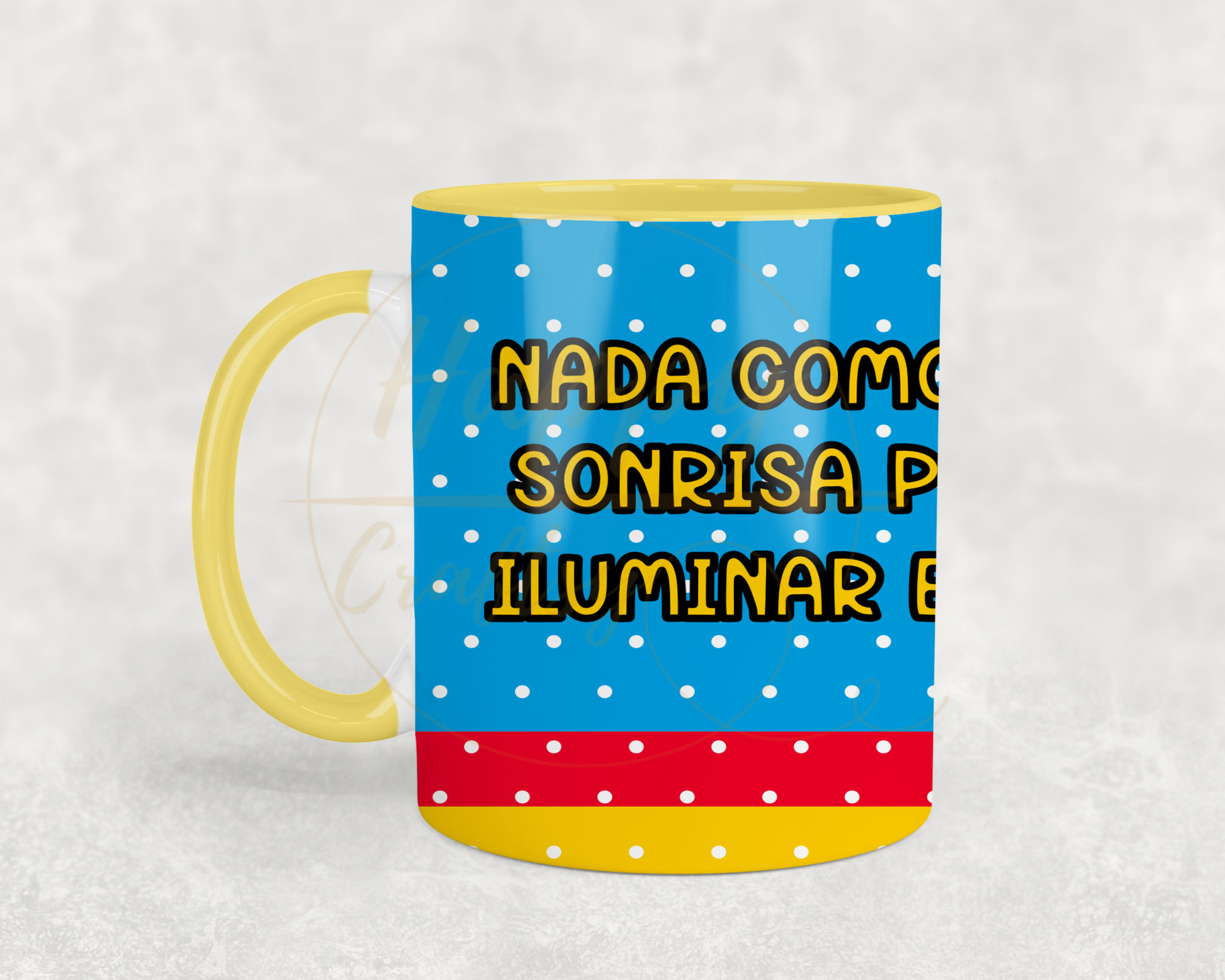 Sunny Smile Vibes-493 Mugs - 493-11OZ-Yellow