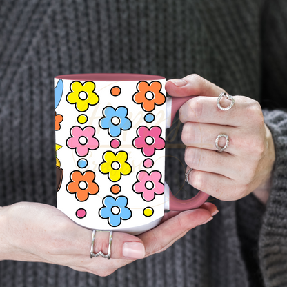 Joyful Journey: Friends and Fun Await-528 Mugs - 528-15OZ-Pink