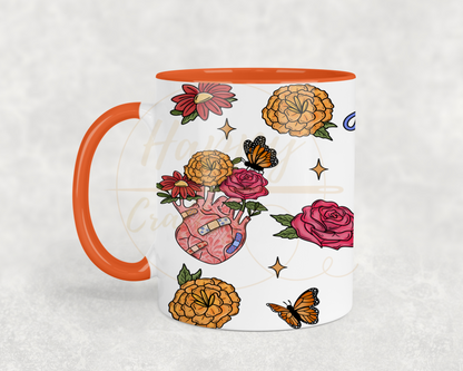 Aguanta Corazon-504 Mugs - 504-11OZ-Orange