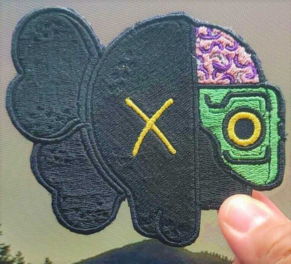 Embroidered Patch KawFace - embroidered patch