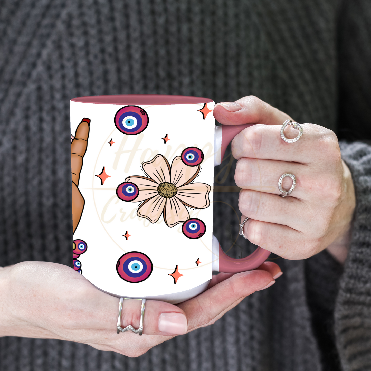 A Otro Lado-517 Mugs - 517-15OZ-Pink