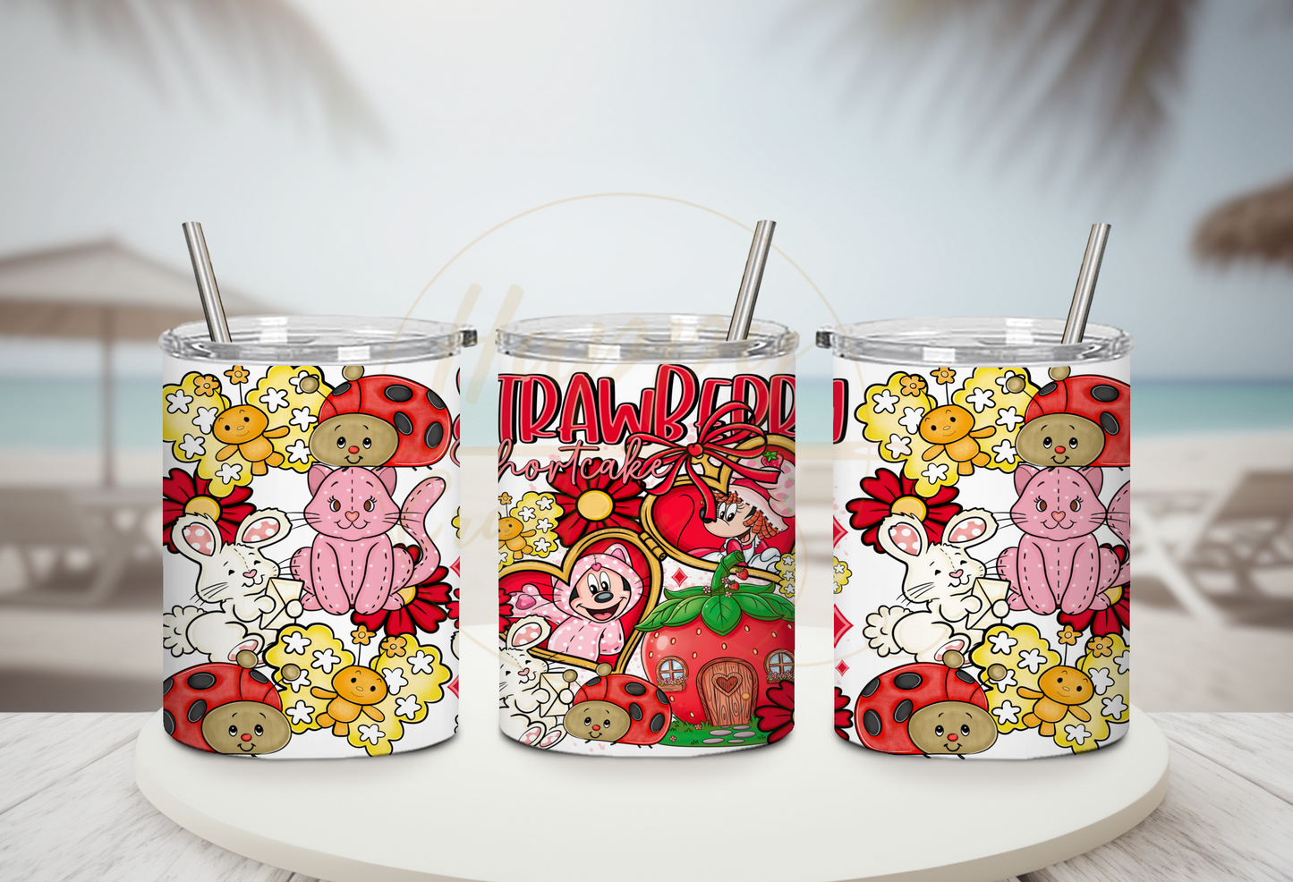 Strawberry Blossom Cottage.-551 Tumbler - 551-10OZ-White