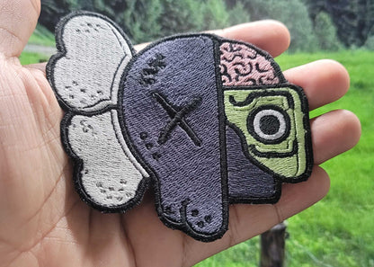 Embroidered Patch KawFace - embroidered patch