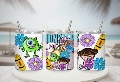 Colorful Monster Crew-543 Tumbler - 543-10OZ-White