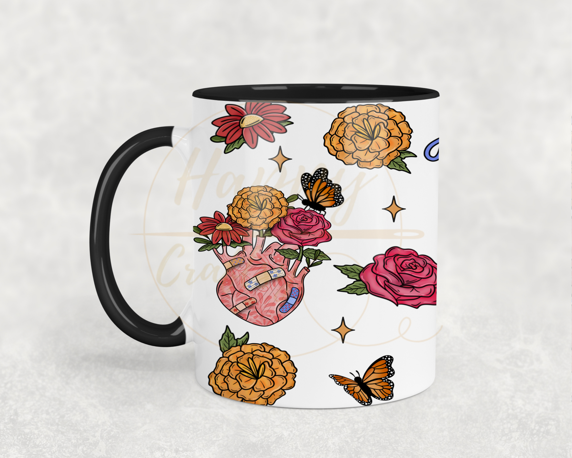 Aguanta Corazon-504 Mugs - 504-11OZ-Black
