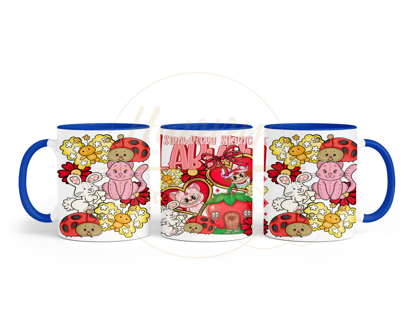 Sweet Berry Garden Friends-554 Mugs - 554-11OZ-Dark Blue
