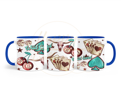 Wild Card-345 Mugs - 345-11OZ-Dark Blue