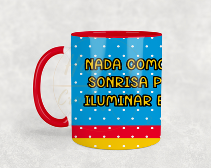 Sunny Smile Vibes-493 Mugs - 493-11OZ-Red