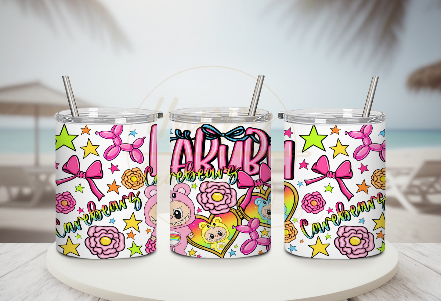 Colorful Friends Parade-541 Tumbler - 541-10OZ-White