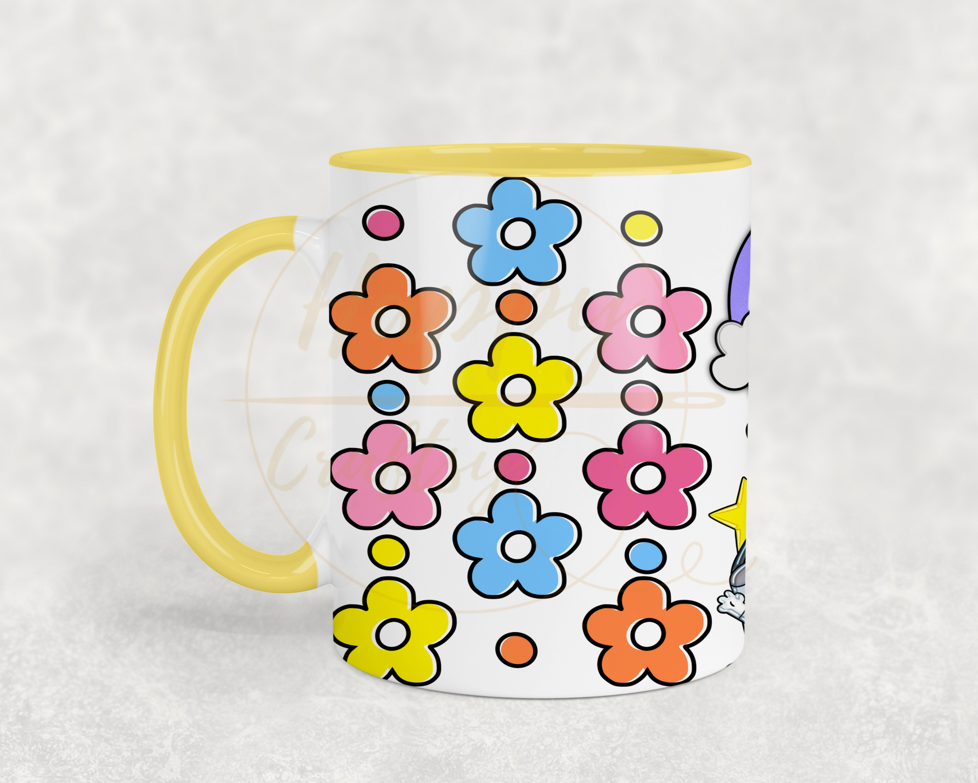 Joyful Journey: Friends and Fun Await-528 Mugs - 528-11OZ-Yellow