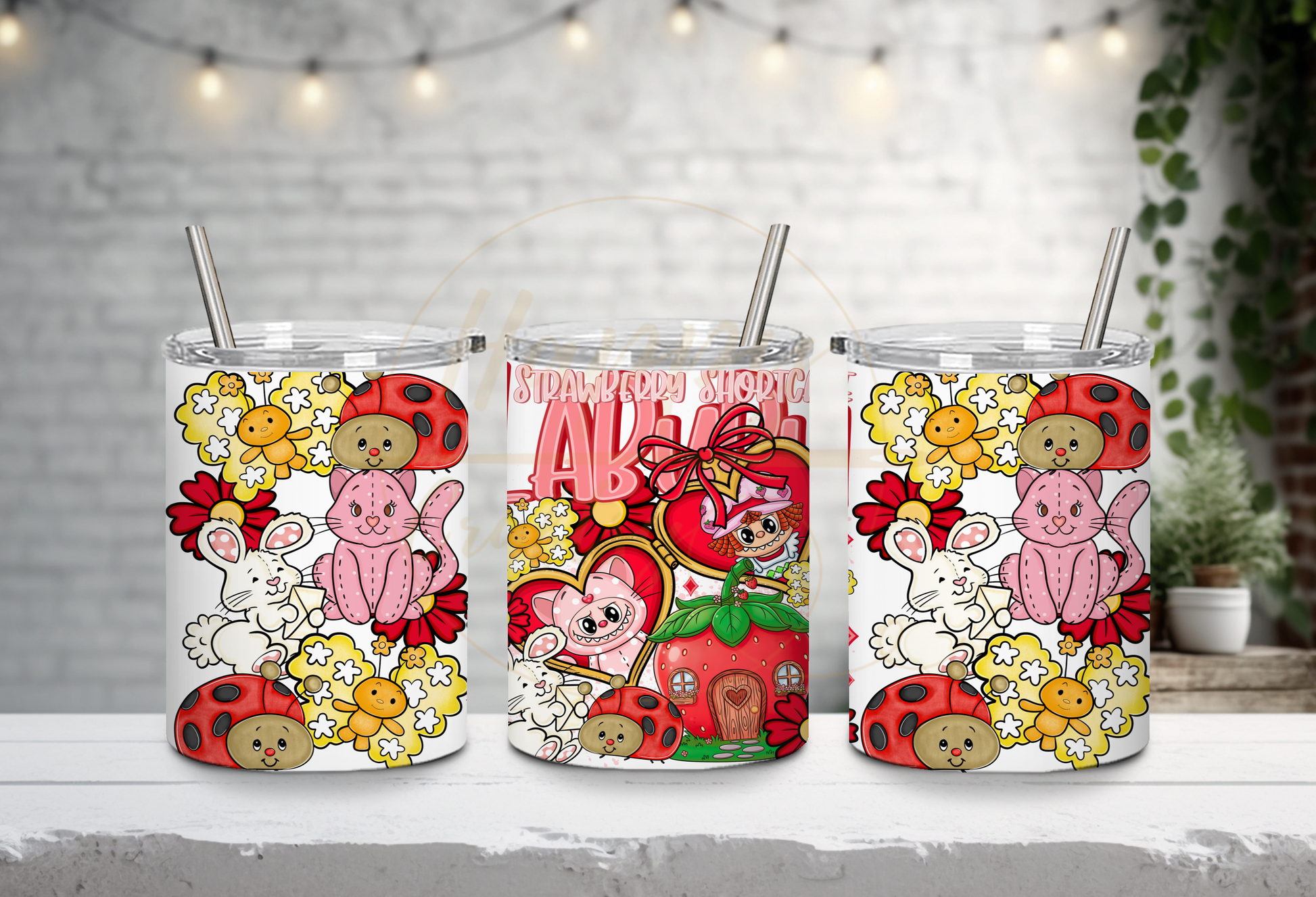 Sweet Berry Garden Friends-554 Tumbler - 554-10OZ-White
