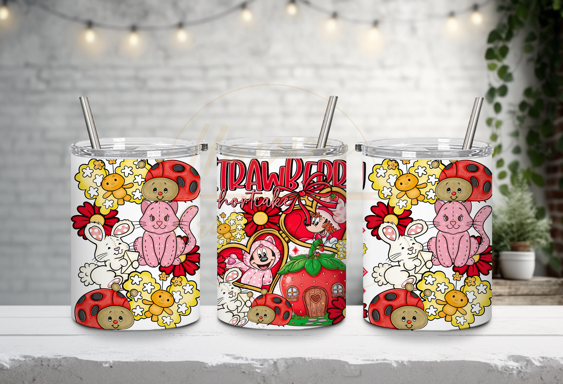 Strawberry Blossom Cottage.-551 Tumbler - 551-10OZ-White