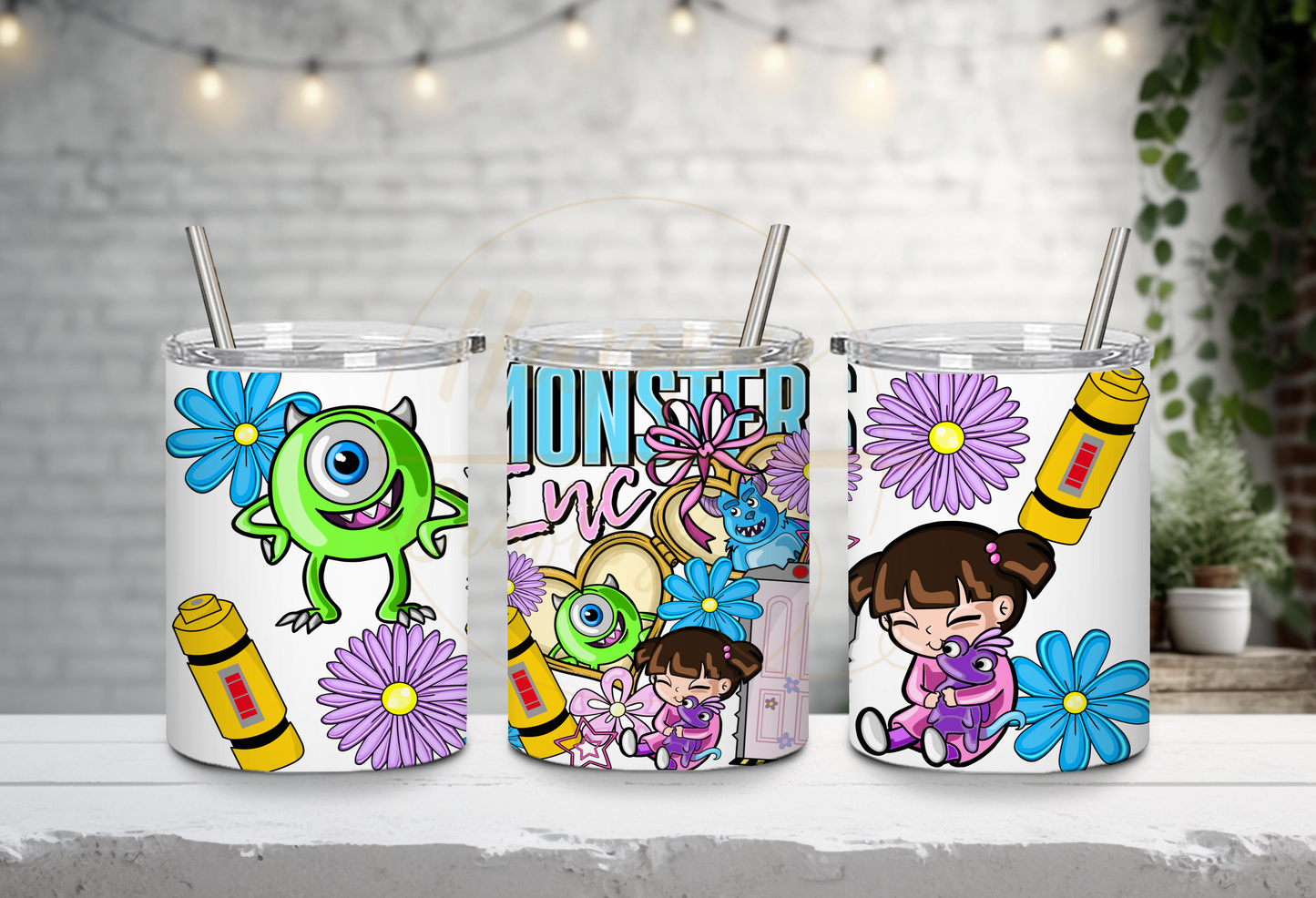 Colorful Monster Crew-543 Tumbler - 543-10OZ-White