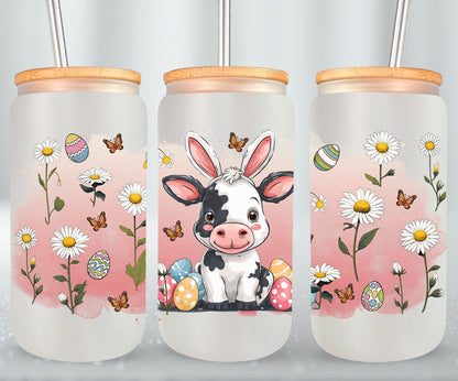 Cow Easter Day-10315 - glass can
