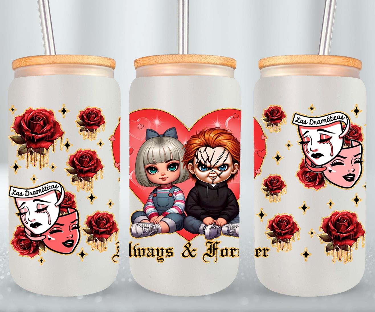 Always and Forever-10108 - glass can