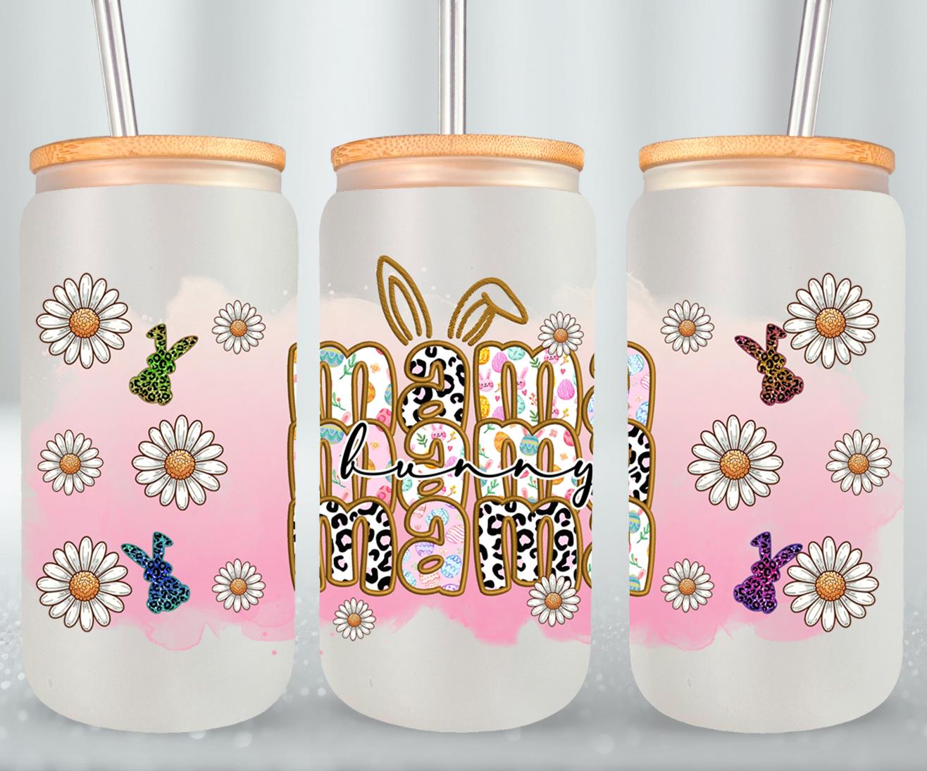 Mama Bunny-10430 - glass can