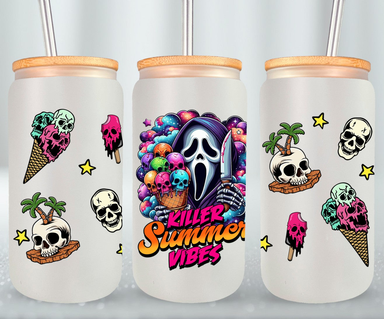 Summer Killer Vibes - glass can