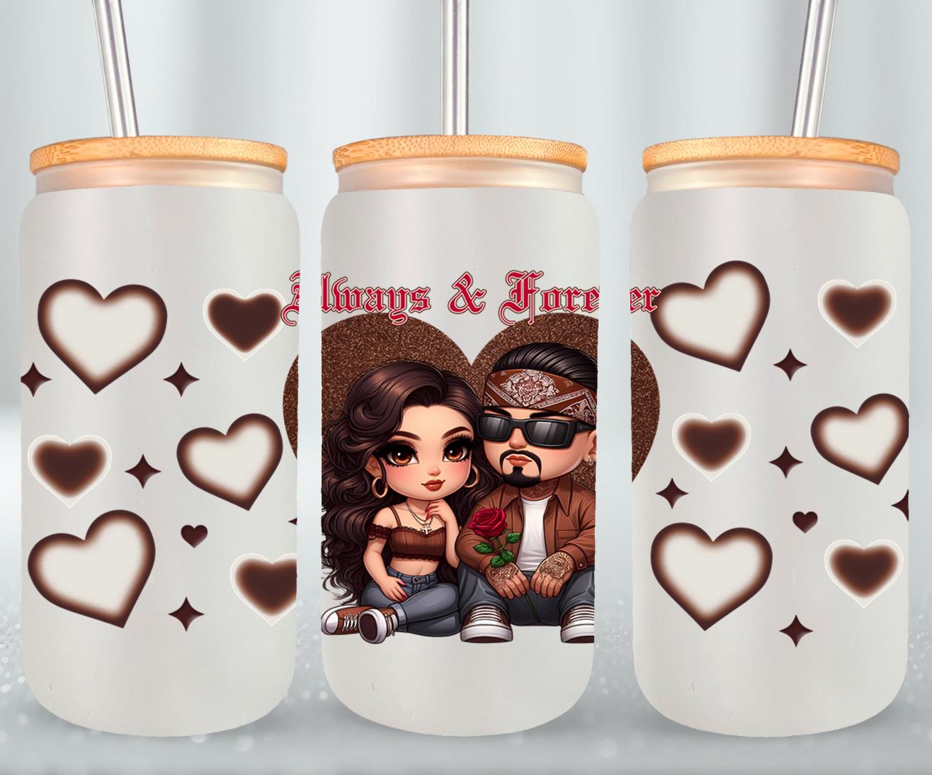 Always and Forever-10110 - glass can