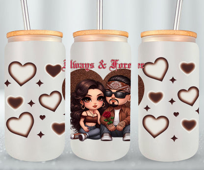 Always and Forever-10110 - glass can