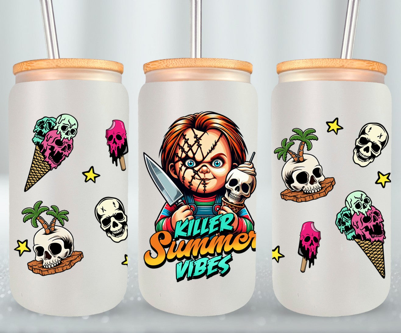 Killer Summer Vibes-10694 - glass can