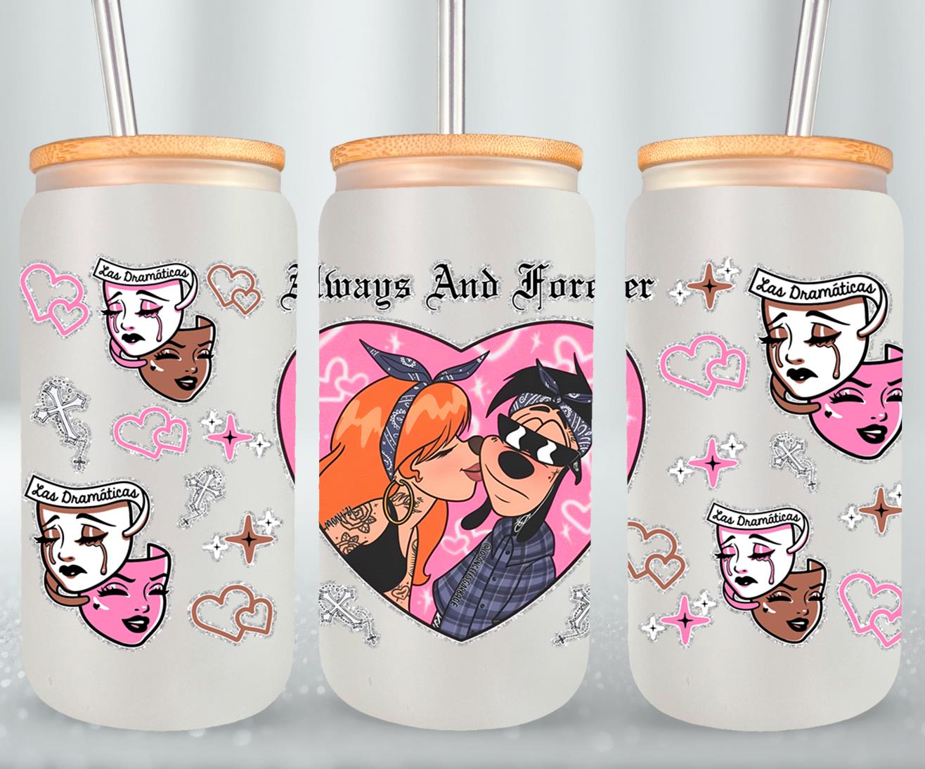 Always and Forever-10113 - glass can