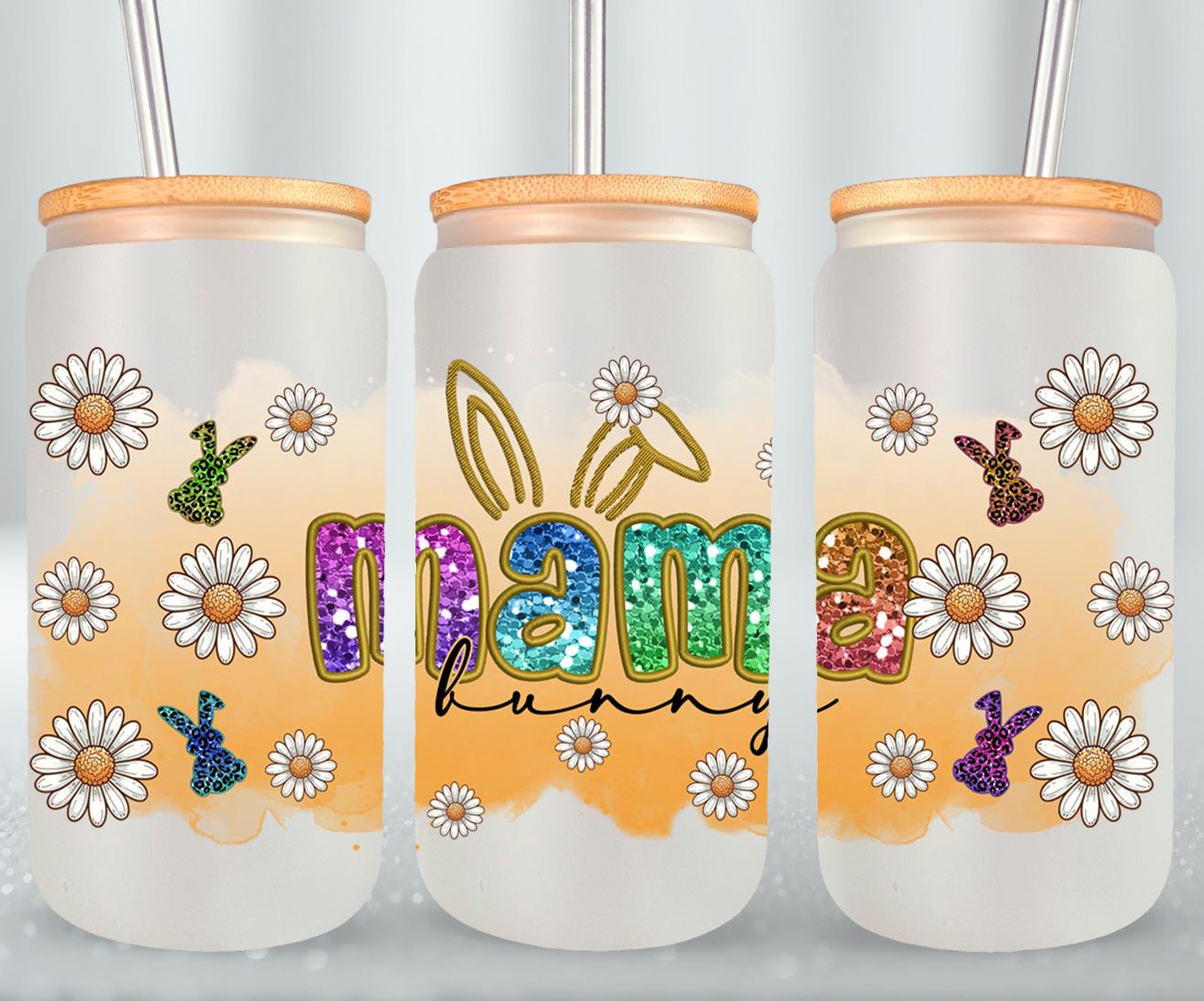 Mama Bunny-10432 - glass can