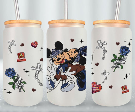 Cholos Cartoon-10149 - glass can