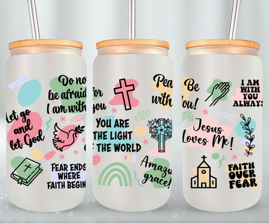 Christian Affirmations-10191 - glass can