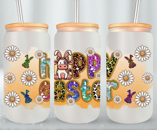 Cow Easter Day-10287 - glass can