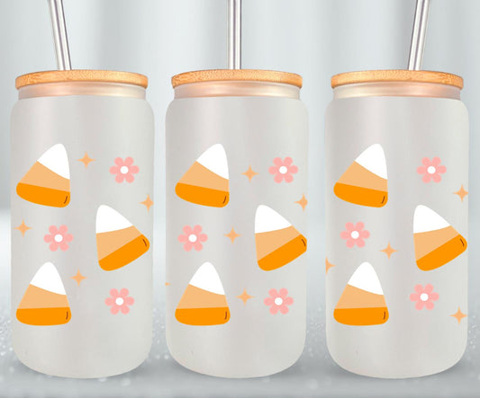 Candy Corn-10466 - glass can