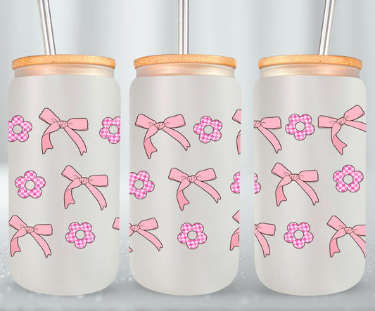 Bow Aesthetic Coquette-10245 - glass can