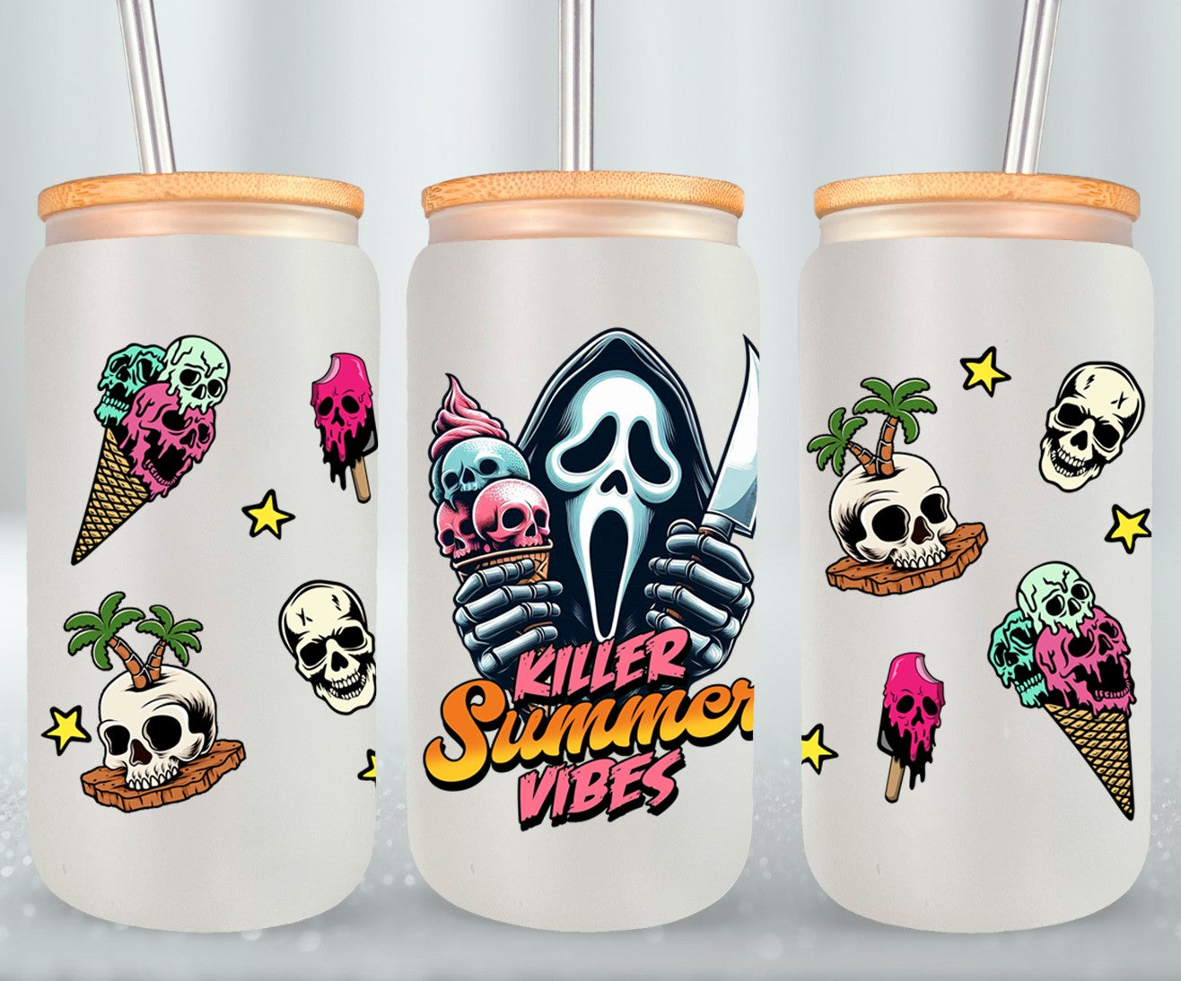 Killer Summer Vibes-10703 - glass can