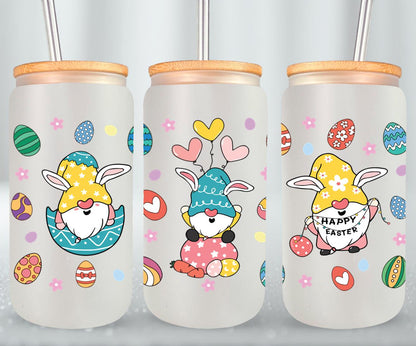 Easter Gnomeo-10326 - glass can