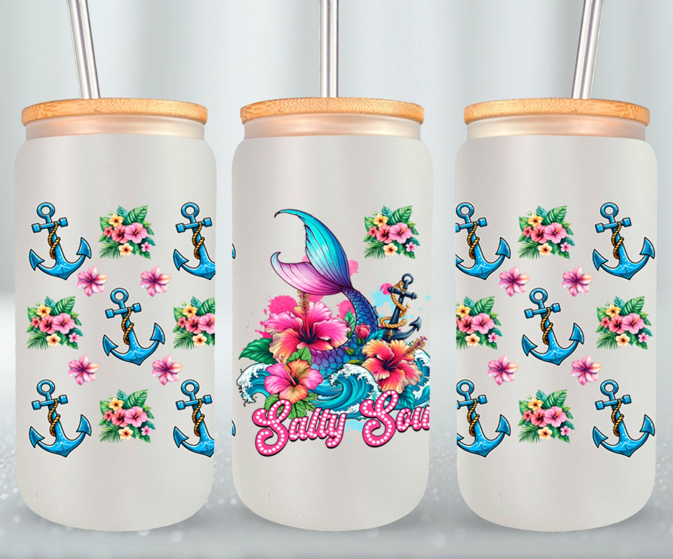 Salty Soul Retro Summer-10668 - glass can