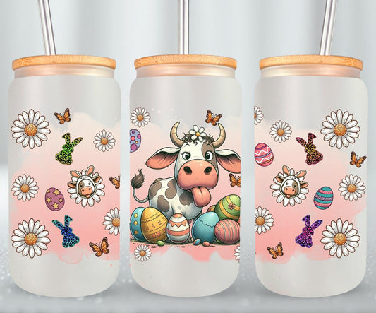 Cow Easter Day-10293 - glass can