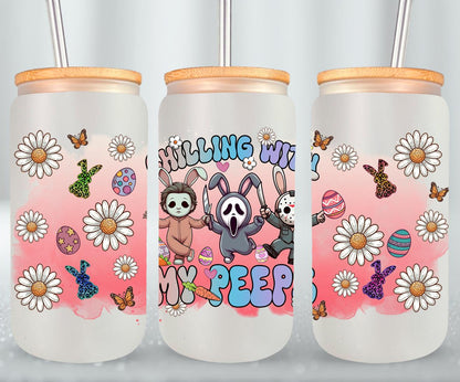 Easter Horror Killer-10330 - glass can