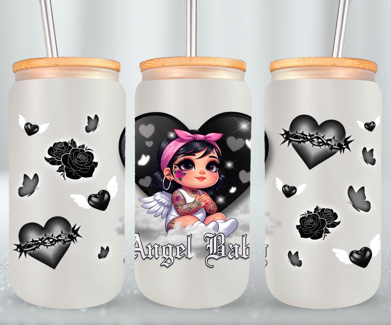 Angel Baby-10119 - glass can