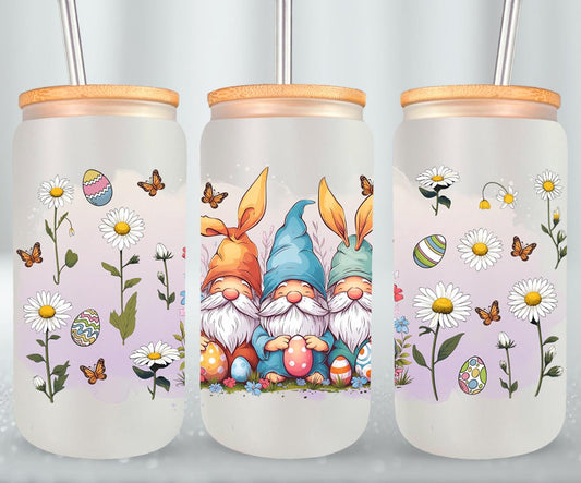 Gnomes Easter Day-10353 - glass can