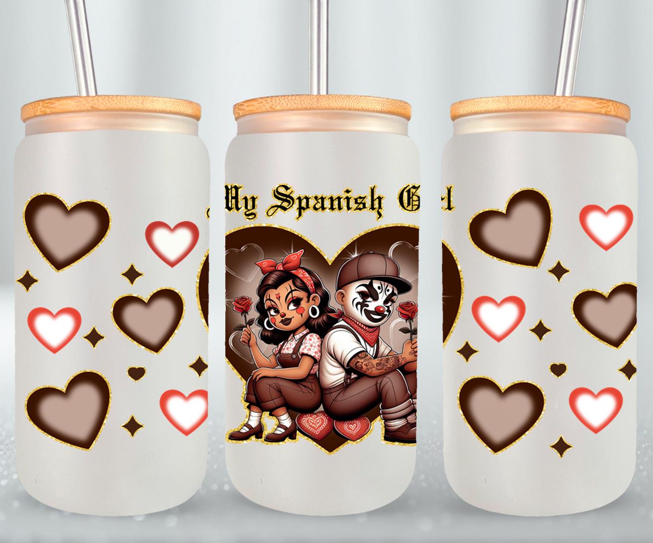 My Spanish Girl-10145 - glass can