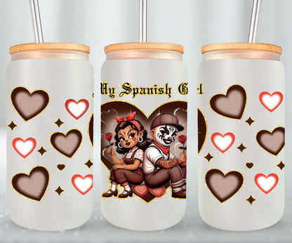 My Spanish Girl-10145 - glass can