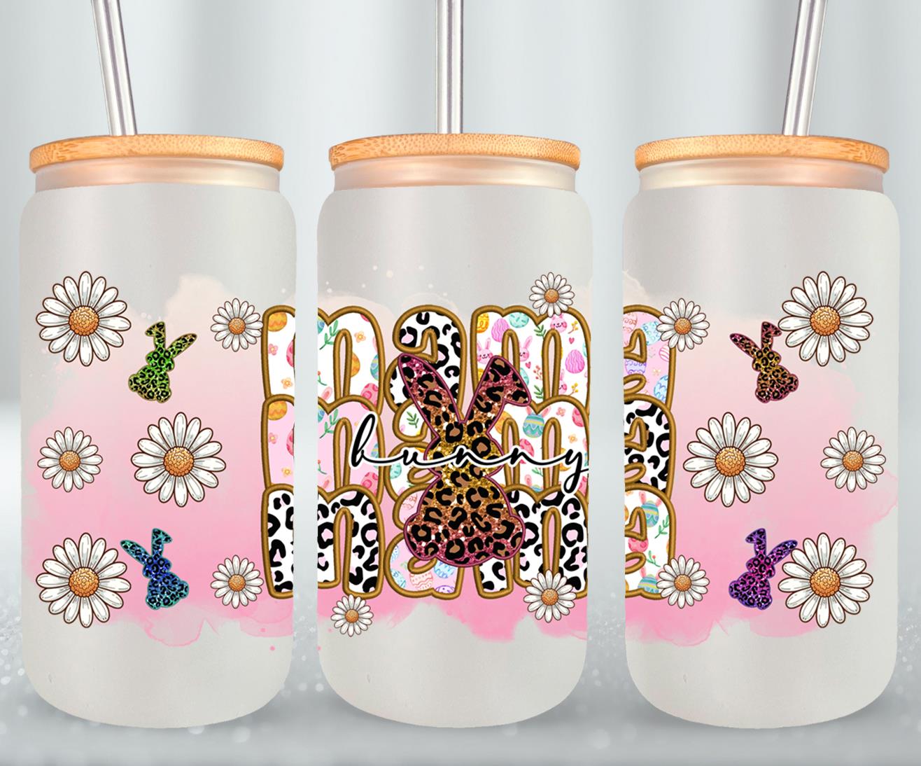 Mama Bunny-10431 - glass can