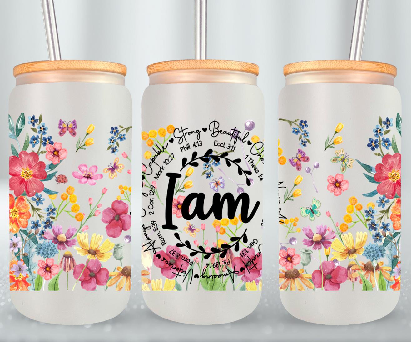 I am-10206 - glass can