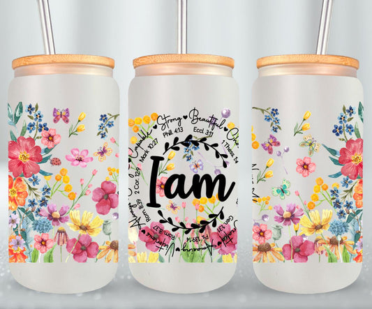 I am-10206 - glass can