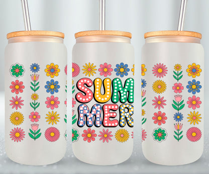 Summer Floral-10669 - glass can