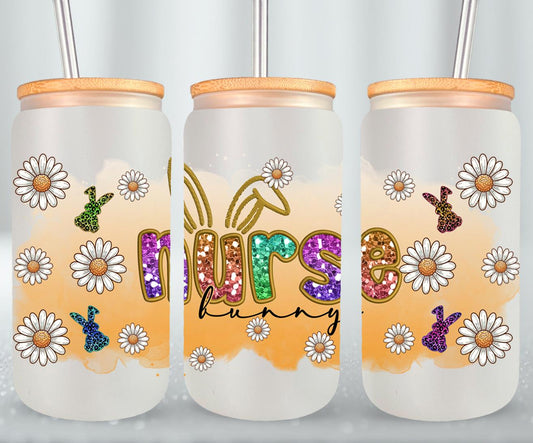 Nurse Bunny-10441 - glass can