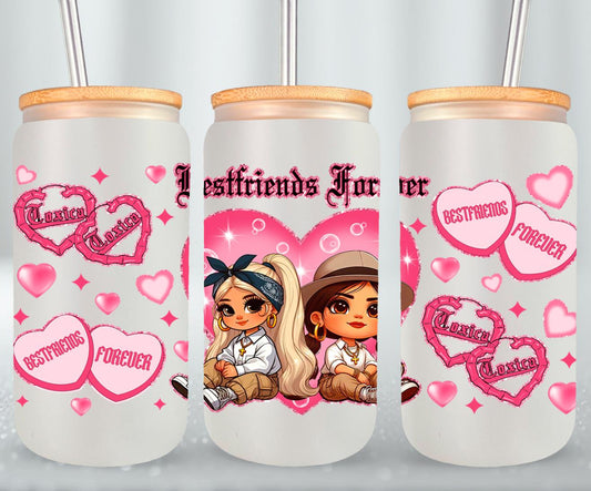 Best Friends Forever-10127 - glass can