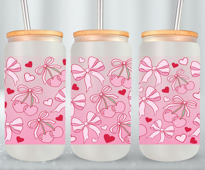 Coquette Cherry Bow-10248 - glass can