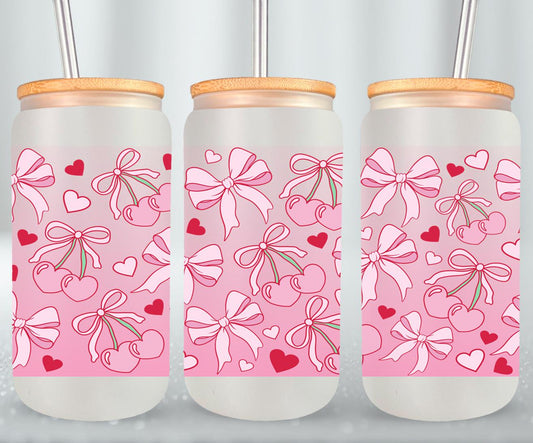 Coquette Cherry Bow-10248 - glass can